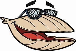 Clam with Sunglasses